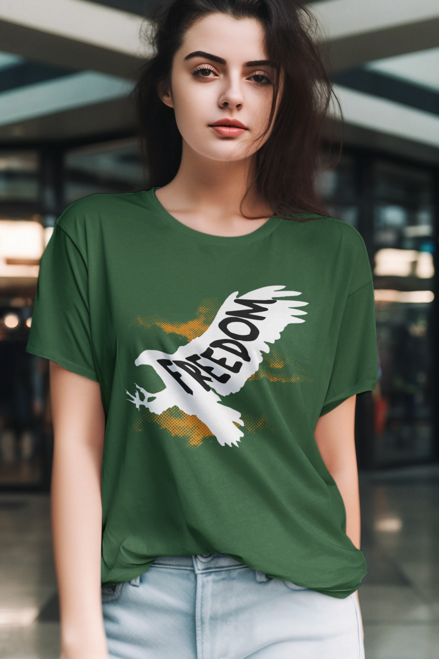 Freedom Eagle Women's Graphic T-Shirt