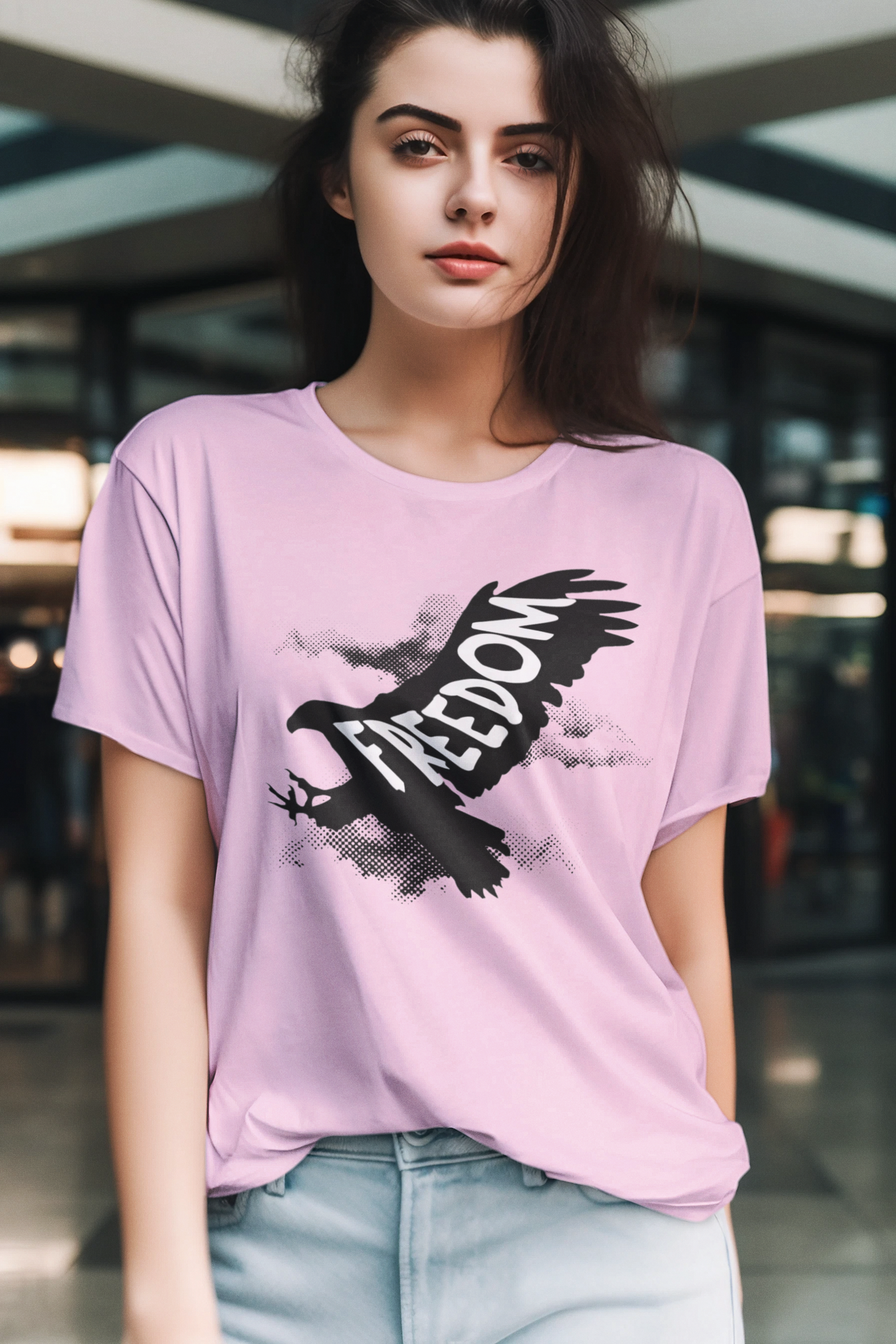 Freedom Eagle Women's Graphic T-Shirt
