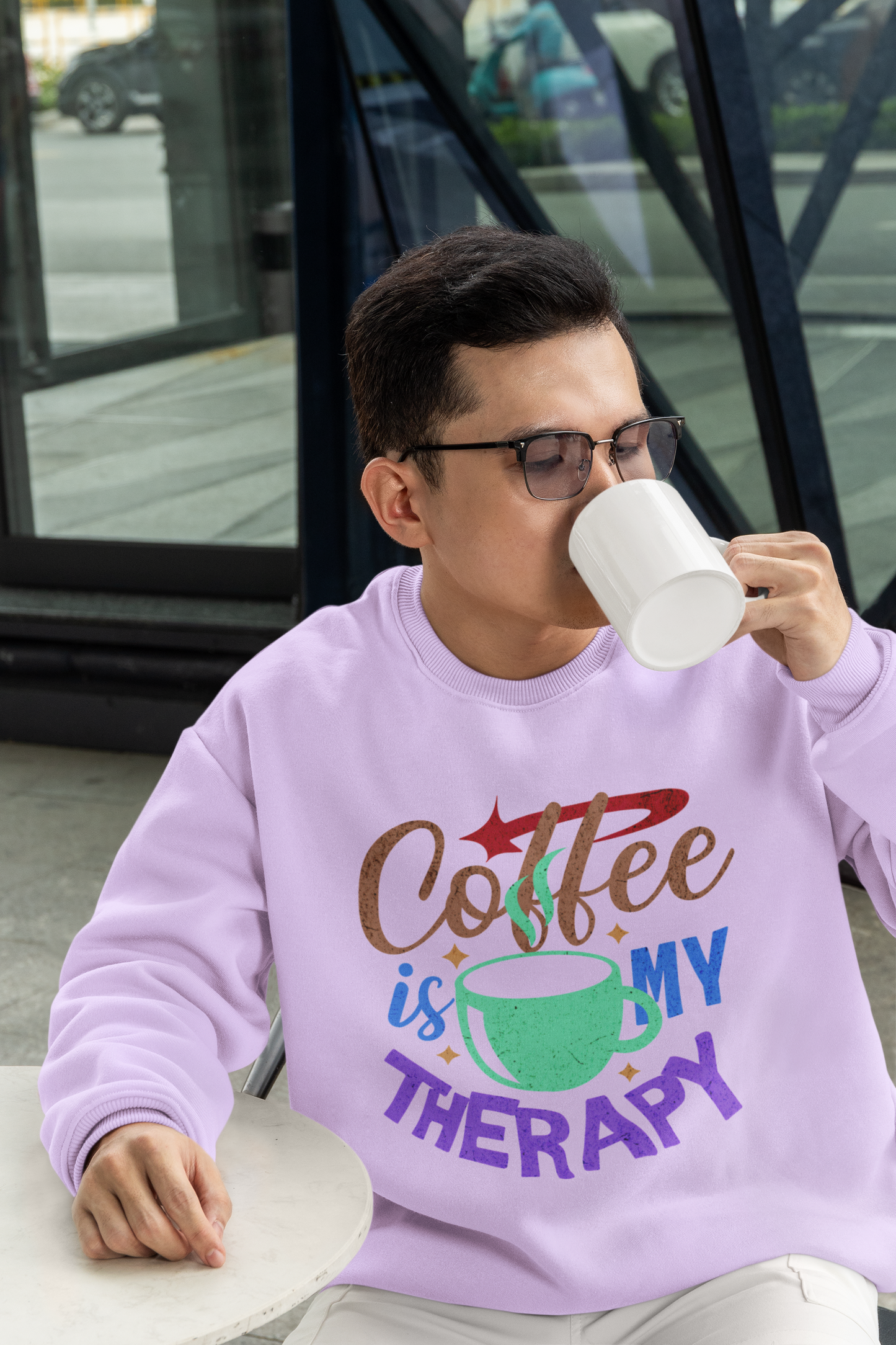 Coffee is My Therapy Unisex Sweatshirt