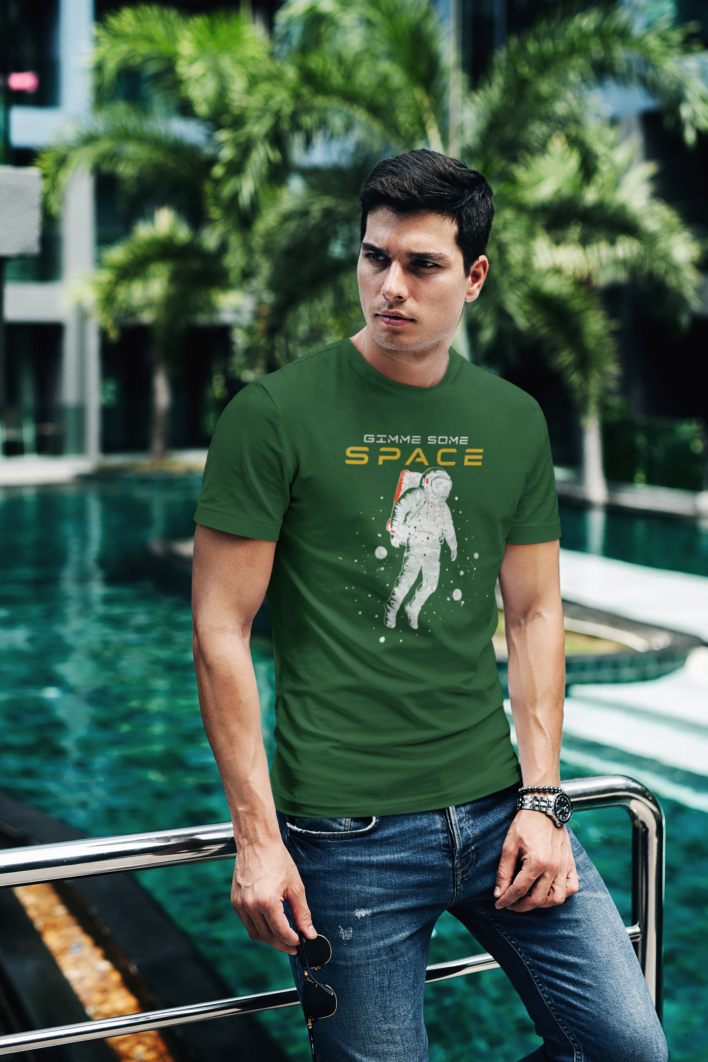 Astronaut 'Gimme Some Space' Graphic Men's T-Shirt