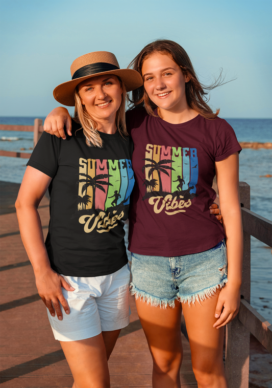 Tropical Summer Vibes Women's T-Shirt