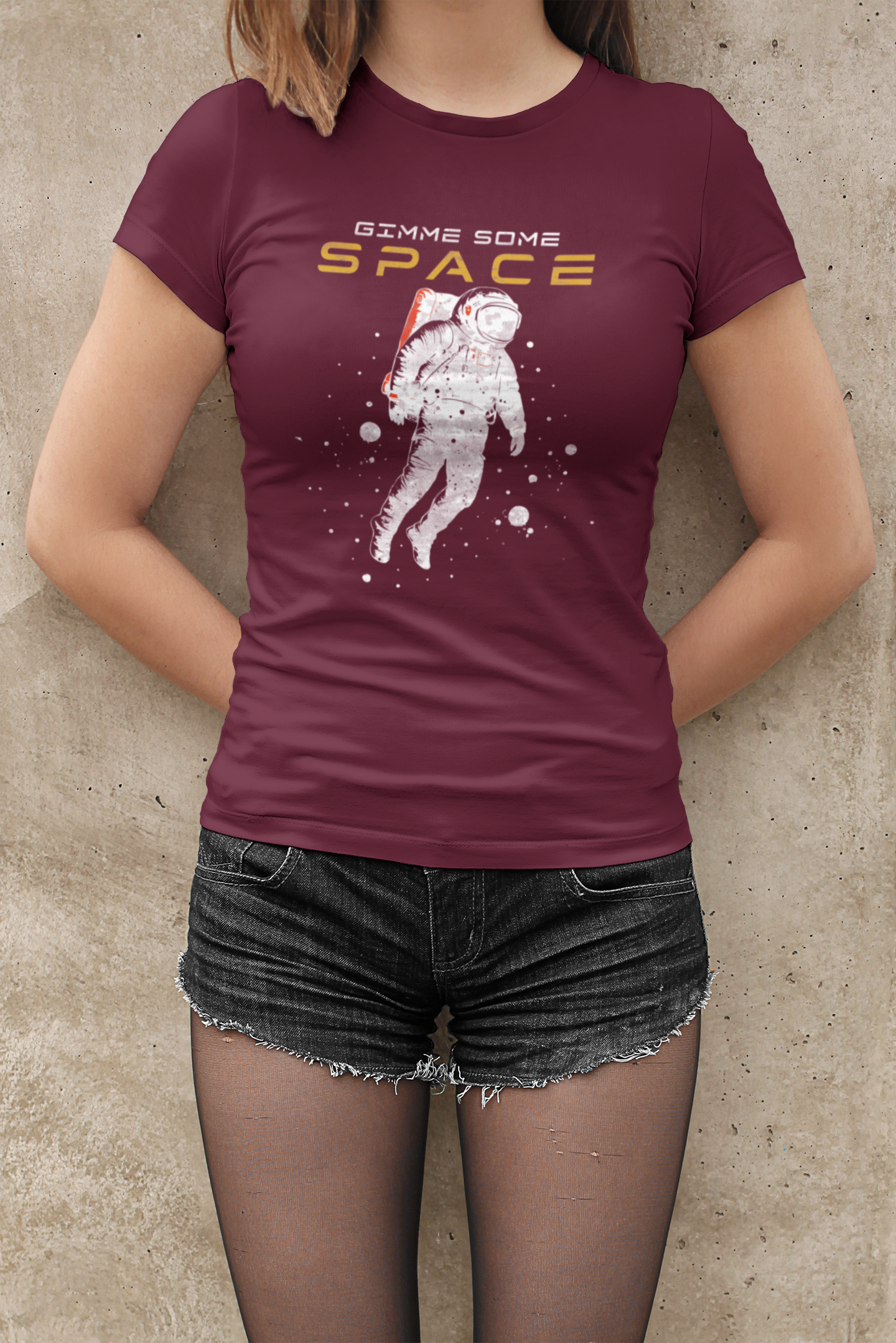 Gimme Some Space Astronaut Graphic Women's T-Shirt