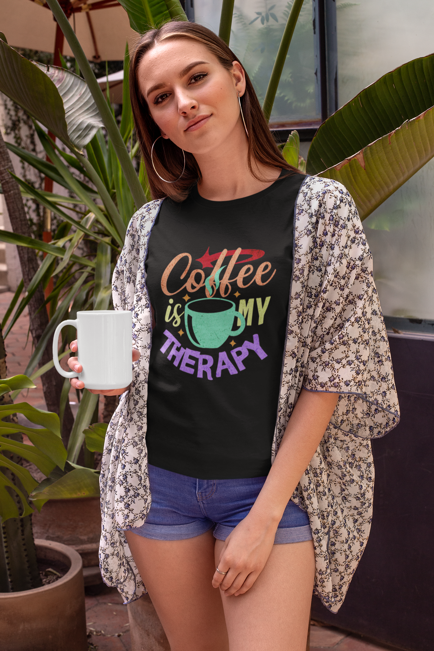 Coffee is My Therapy Women's T-Shirt