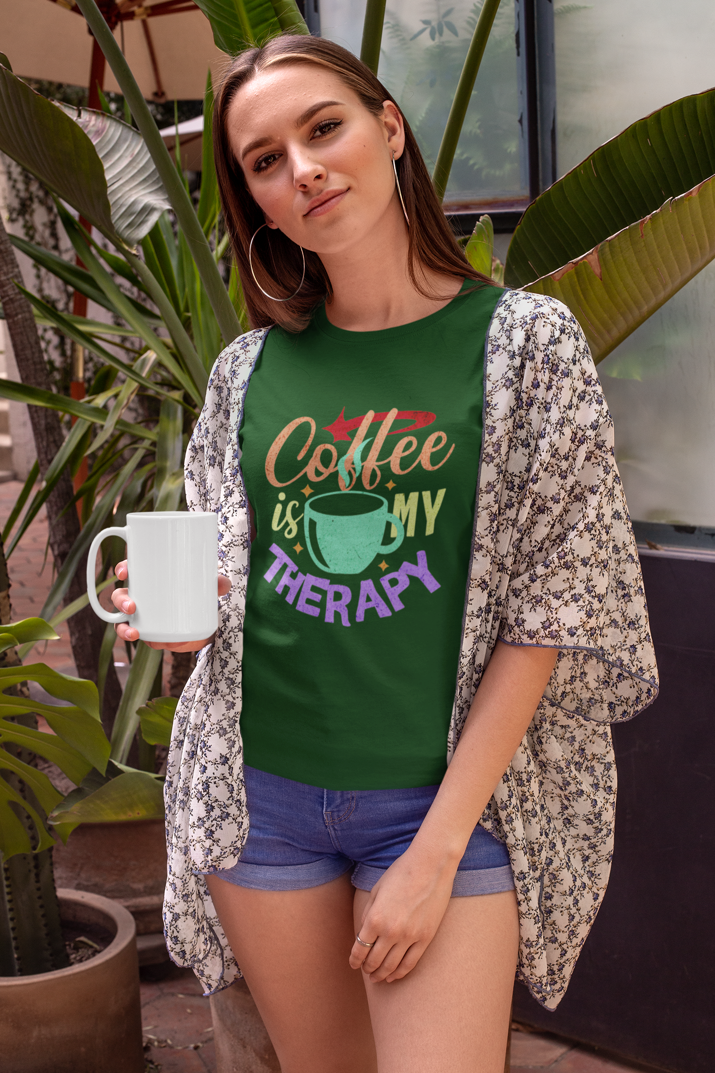 Coffee is My Therapy Women's T-Shirt