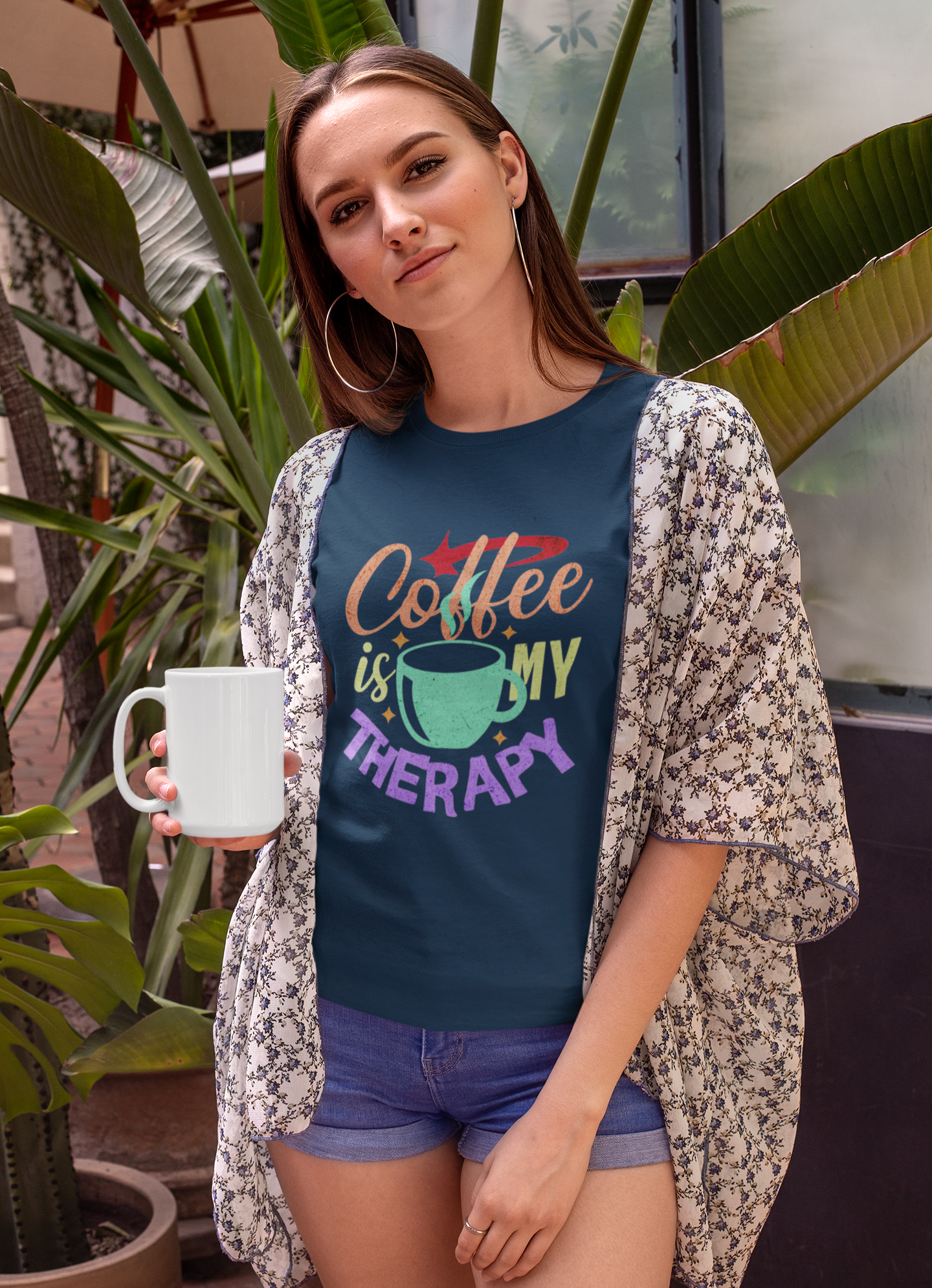 Coffee is My Therapy Women's T-Shirt