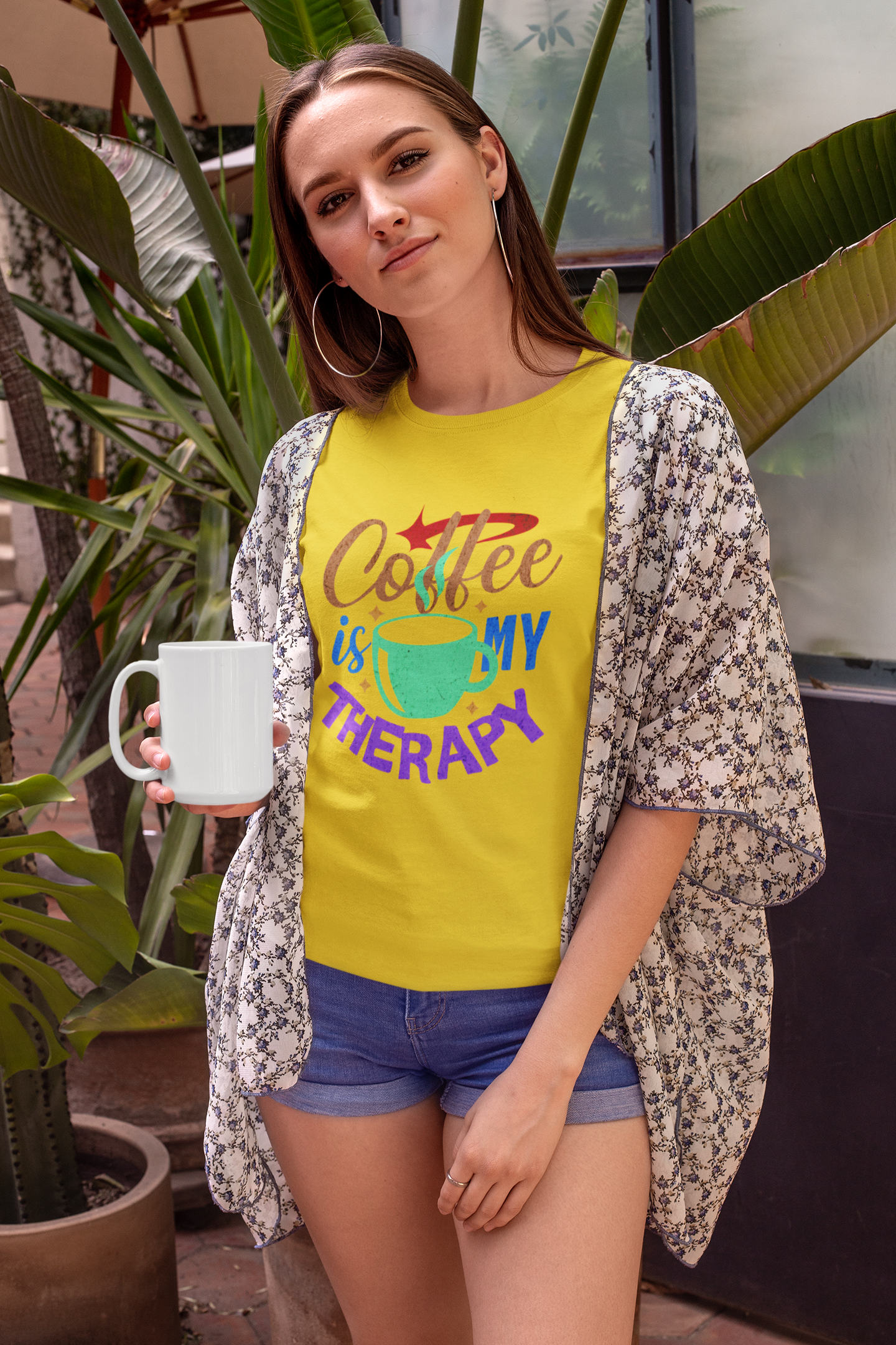 Coffee is My Therapy Women's T-Shirt