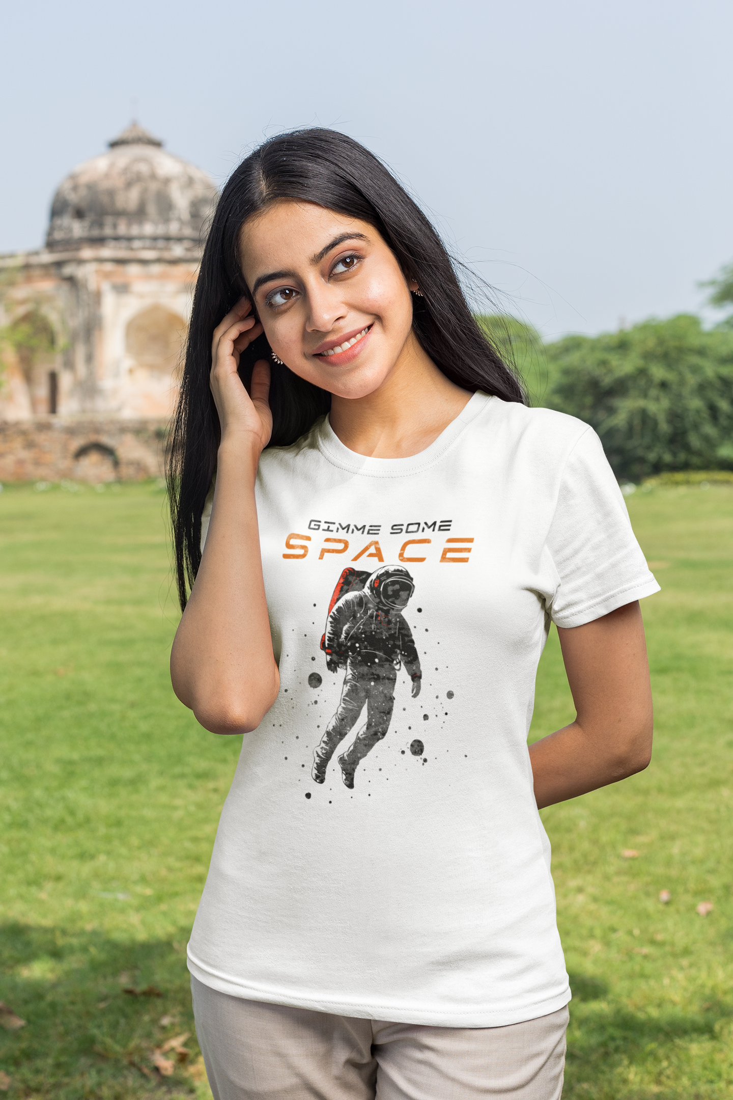 Gimme Some Space Astronaut Graphic Women's T-Shirt