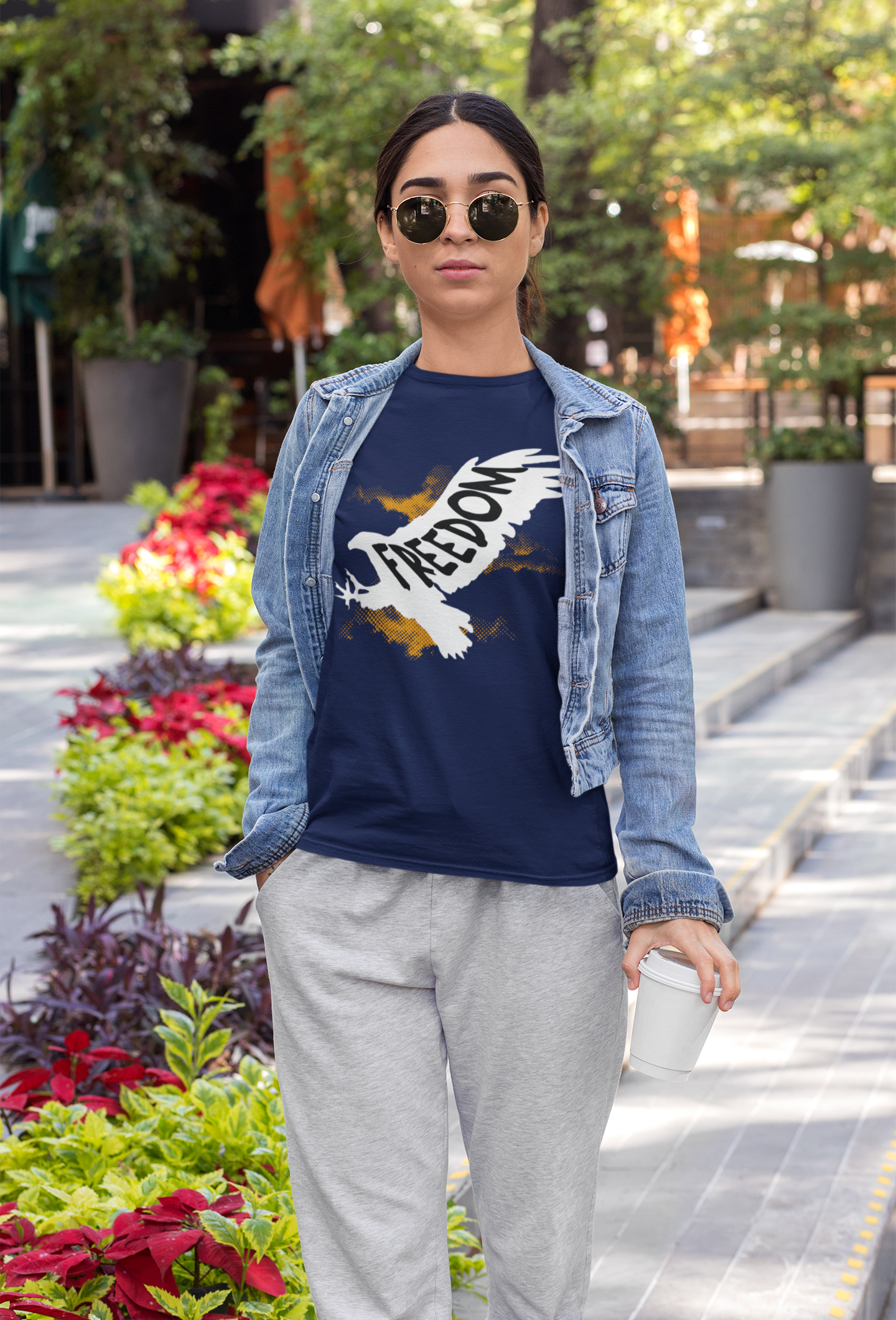 Freedom Eagle Women's Graphic T-Shirt