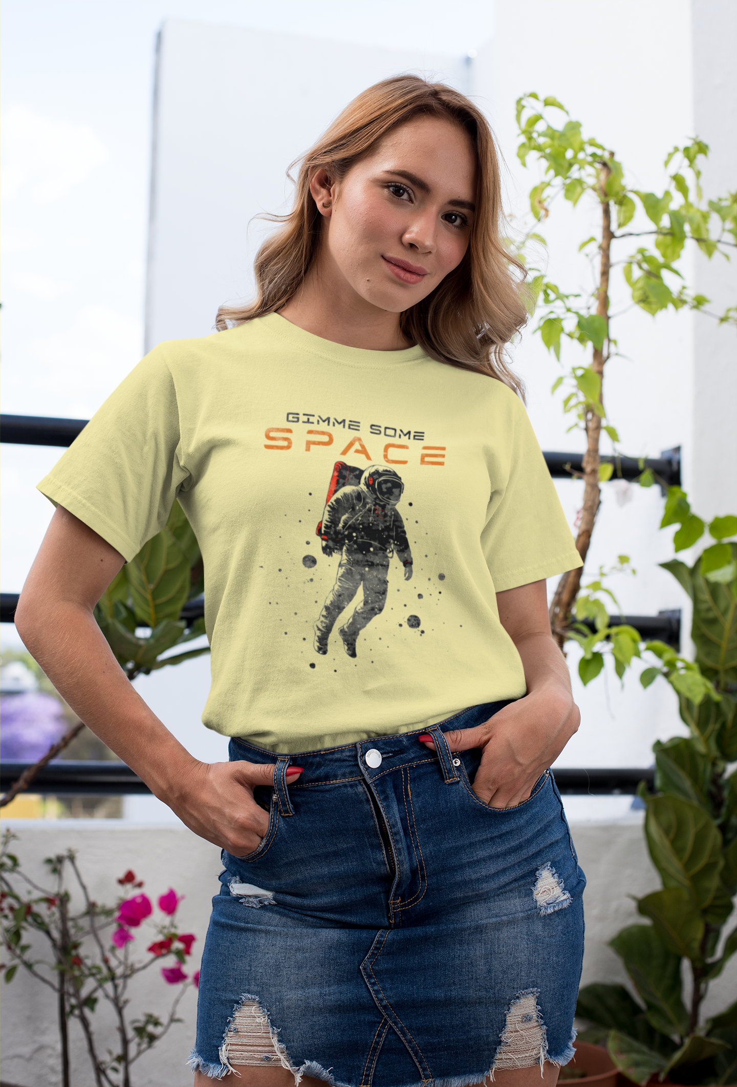 Gimme Some Space Astronaut Graphic Women's T-Shirt