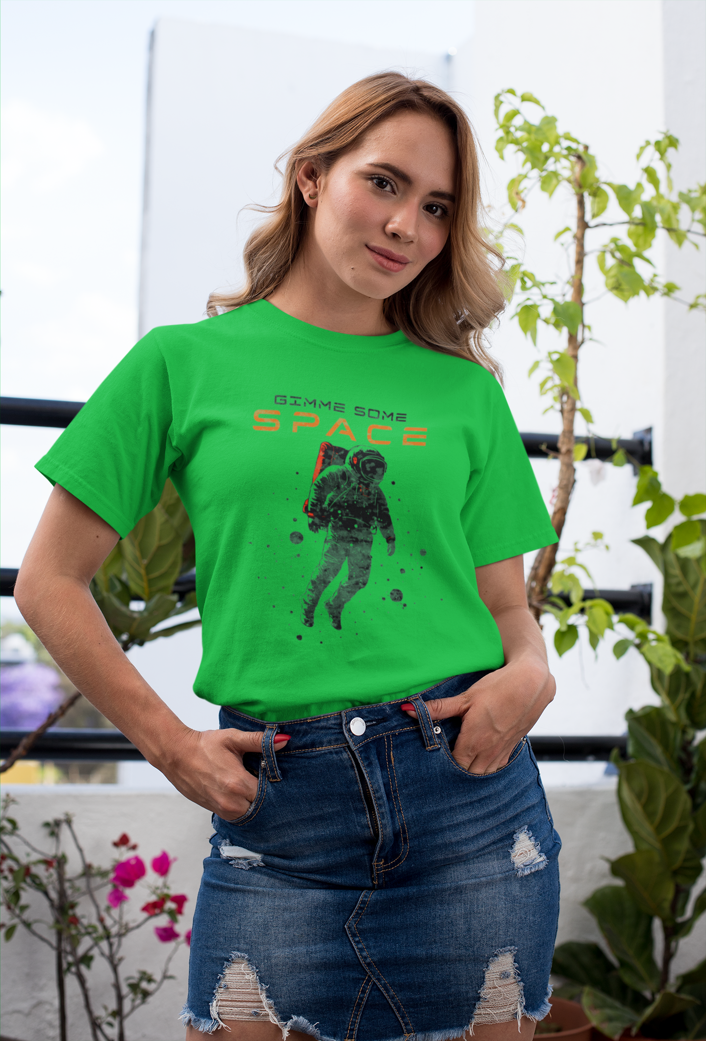 Gimme Some Space Astronaut Graphic Women's T-Shirt